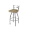 Holland Bar Stool Co OD411 Jackie Low Back Stainless Steel 25 Swivel Outdoor Counter Stool with Breeze Champagne Seat OD41125SSOD005 - alternate 1